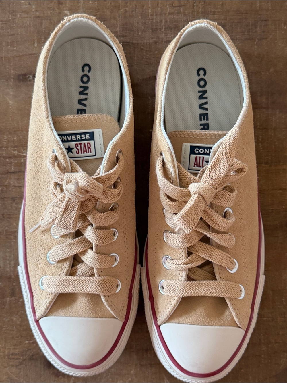 Converse Chuck Taylor All Star Ox sneakers in a beige or "Coastal Dune" suede - Picture 8 of 8